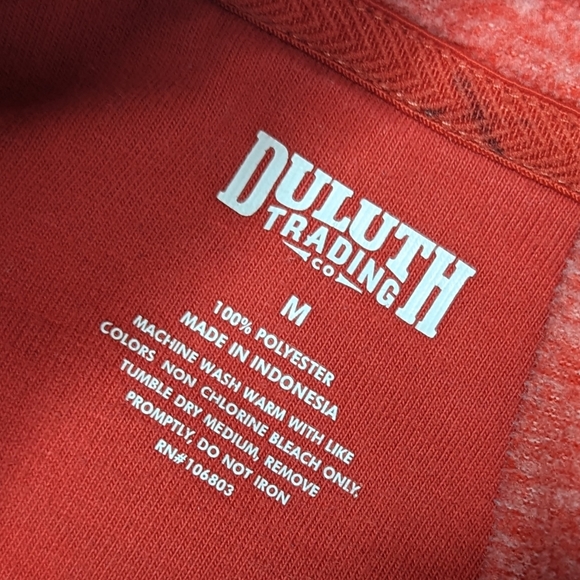 DULUTH TRADING COMPANY Full Zip Fleece Jacket Wmn's Sz M - Picture 7 of 9